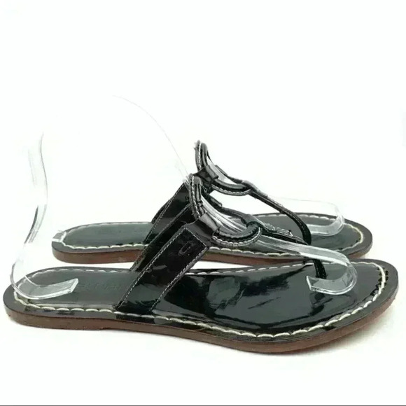 Bernardo sandal 8 brown holographic patent leather - Picture 1 of 11